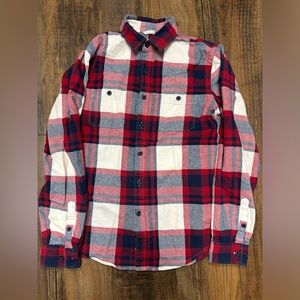 Men’s Small Express Plaid Button‎ Down